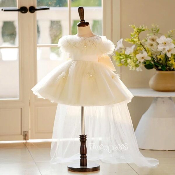 White Elegant Mermaid Dress - Image 5