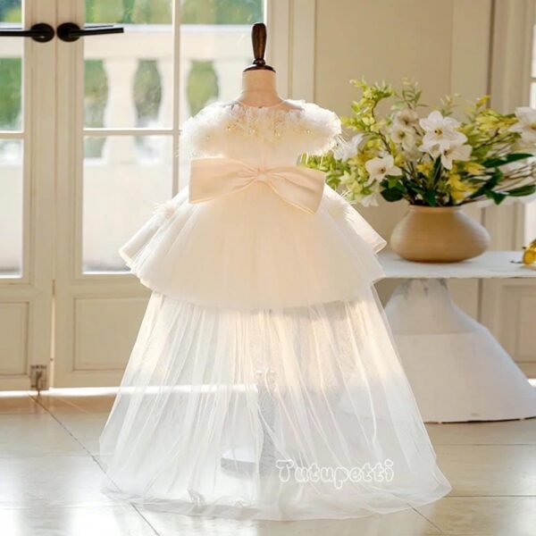 White Elegant Mermaid Dress - Image 3