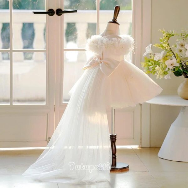 White Elegant Mermaid Dress - Image 4