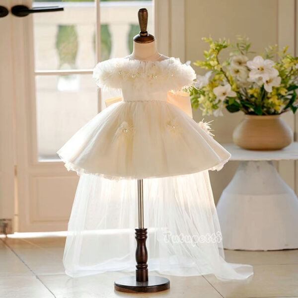 White Elegant Mermaid Dress