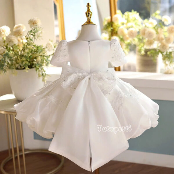 Dreamy White Ruffle Princess Gown - Image 5