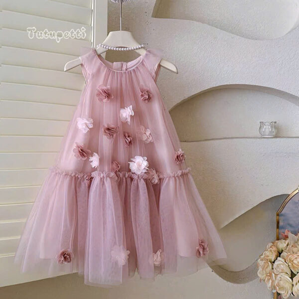 The Pink Blossom A-Line Dress - Image 2