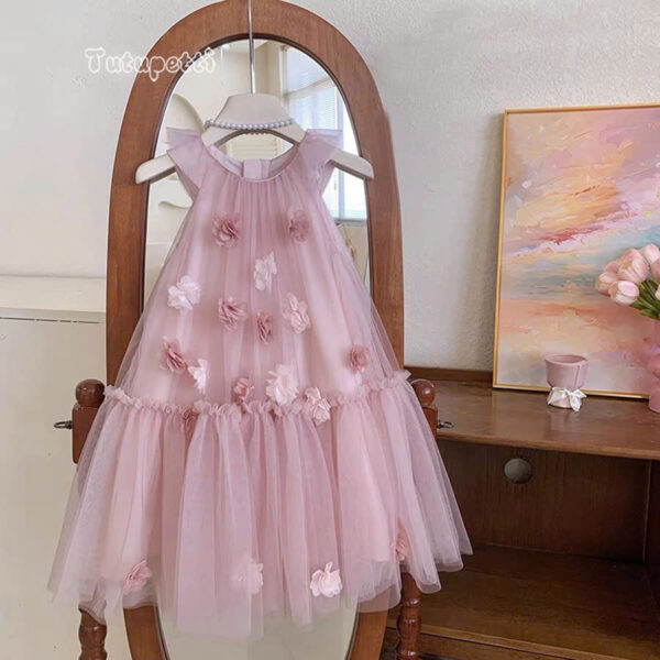 The Pink Blossom A-Line Dress