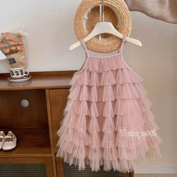 Layered Pink Ball Gown