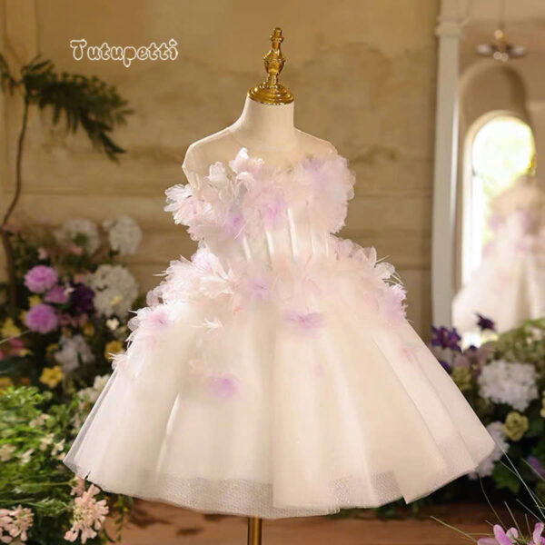 The White Blossom Evening Dress