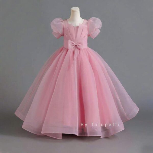 Girls' Lyna Long Party Dress - Image 4