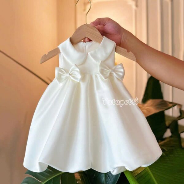 Elegant Korean Bow Dress