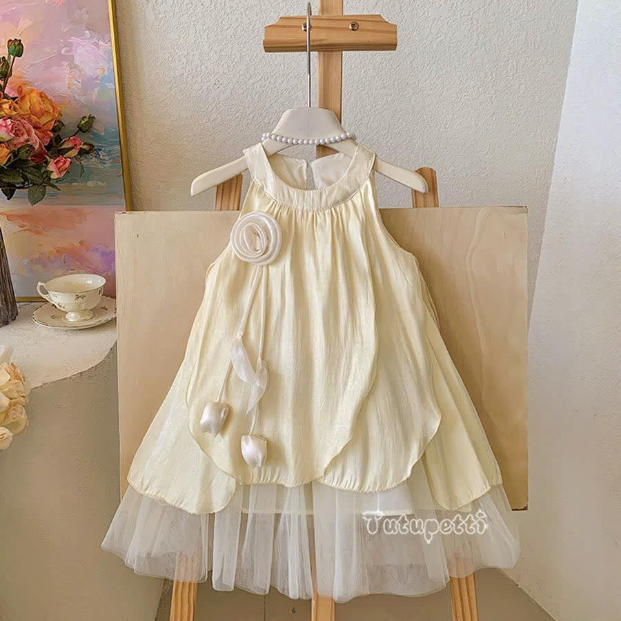 Cream Floral Embellished Dress 3 Cream Floral Embellished Dress - Image 3