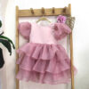 Pink Tiered Princess Dress