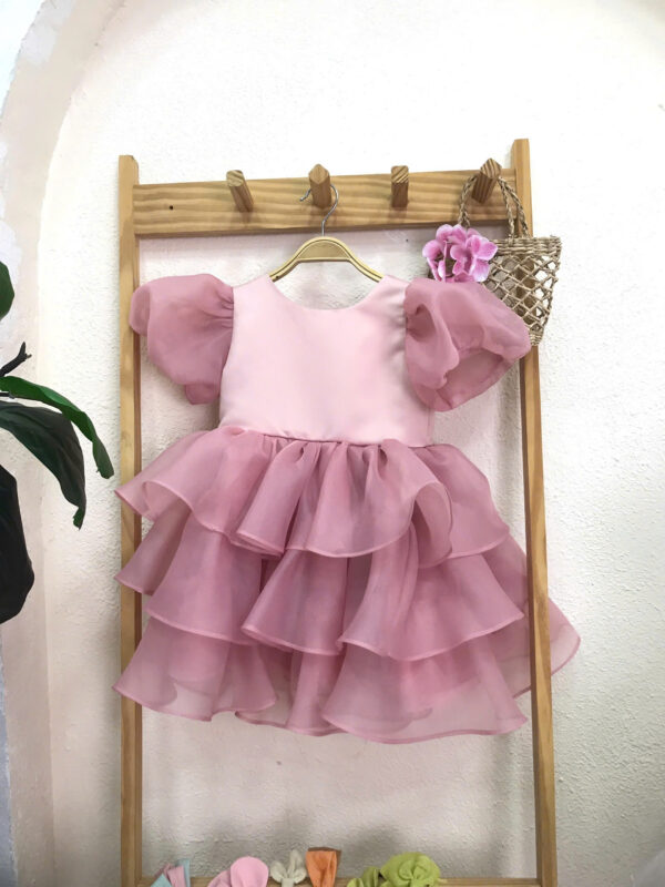 Pink Tiered Princess Dress